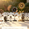 Wolunwo metal garden decor collection
