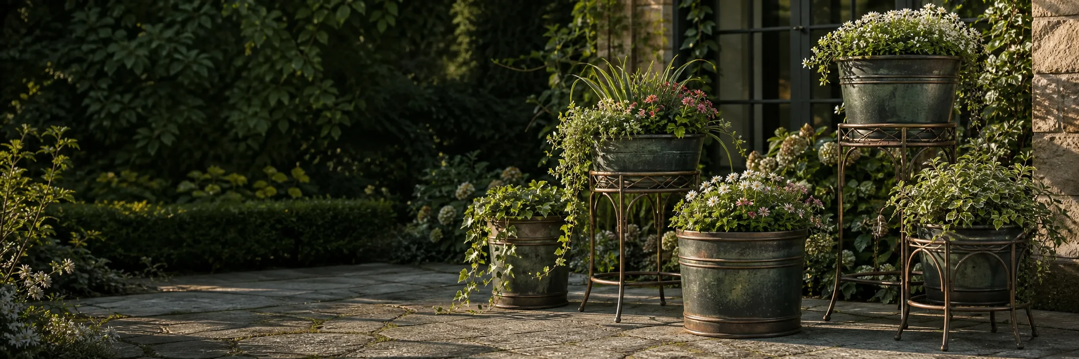 Planters & Stands wholesale category banner by Wolunwo