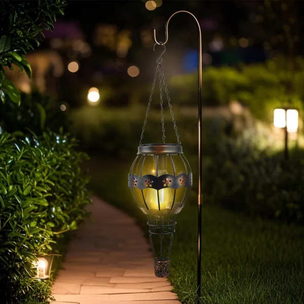 1 OEM Iron Solar Hanging Lantern