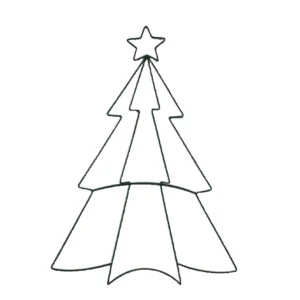 OEM Metal Wire Cutout Wreath Frame