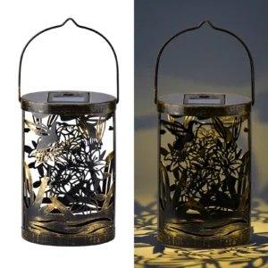 OEM Iron Solar Hanging Lantern