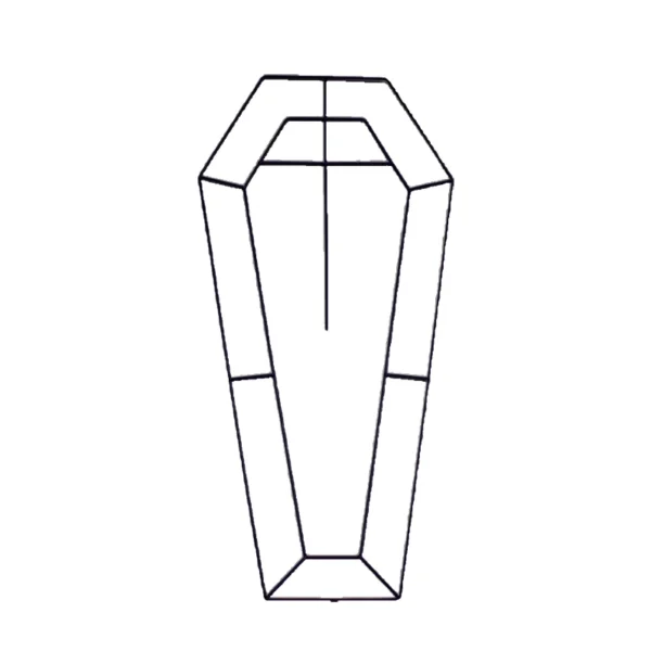 OEM Metal Wire Cutout Wreath Frame