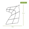 OEM Metal Wire Cutout Wreath Frame