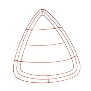 OEM Metal Wire Cutout Wreath Frame