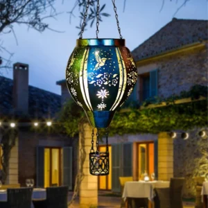 OEM Iron Solar Hanging Lantern