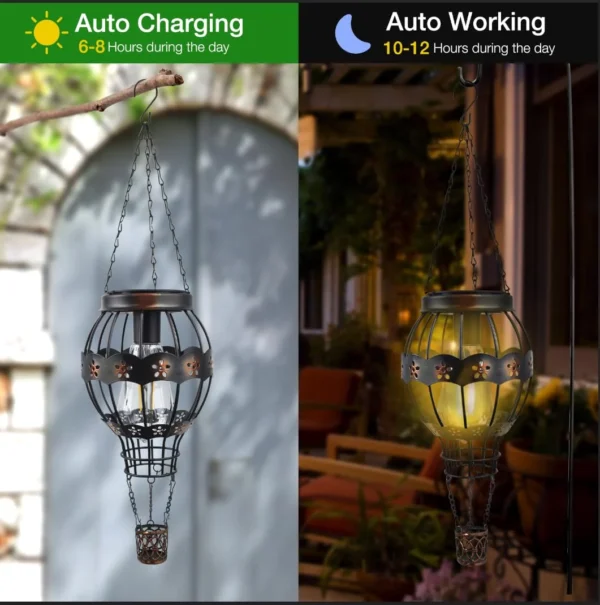 61H7mpcJUhL OEM Iron Solar Hanging Lantern