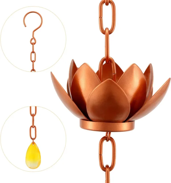 Custom Metal Gutter Rain Chain