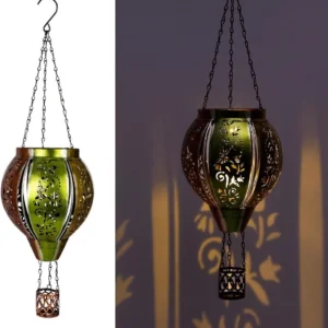 OEM Iron Solar Hanging Lantern