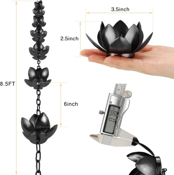 Custom Metal Gutter Rain Chain
