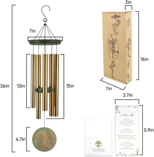 garden hanging wind chimes