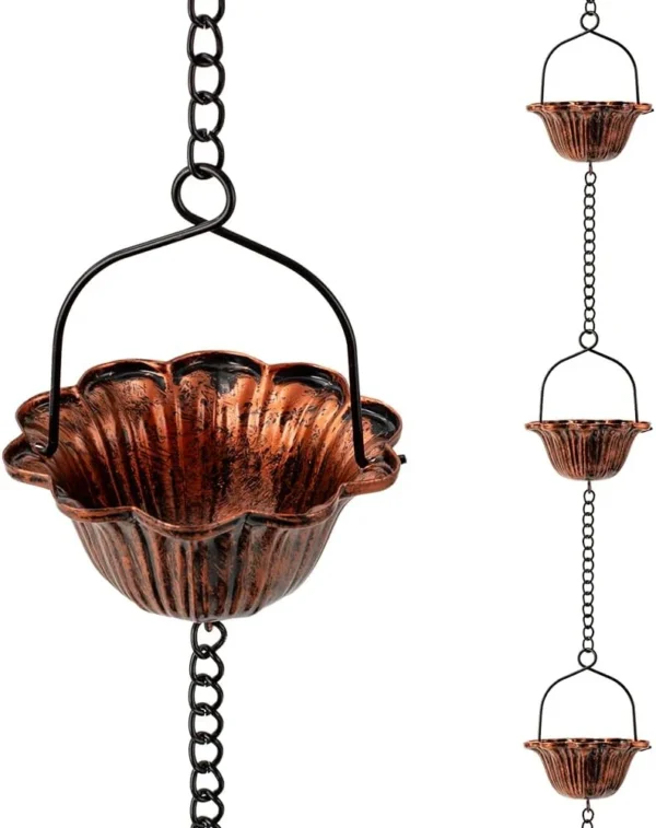 Custom Metal Gutter Rain Chain