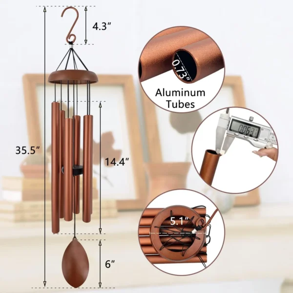711Mur-fnML._AC_SL1500_ garden hanging wind chimes