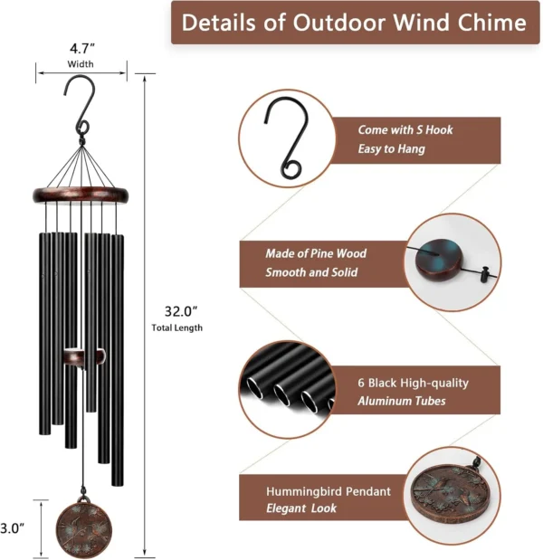 garden hanging wind chimes