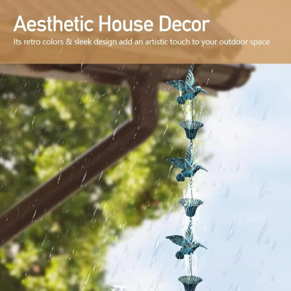 Custom Metal Gutter Rain Chain