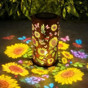 OEM Iron Solar Hanging Lantern