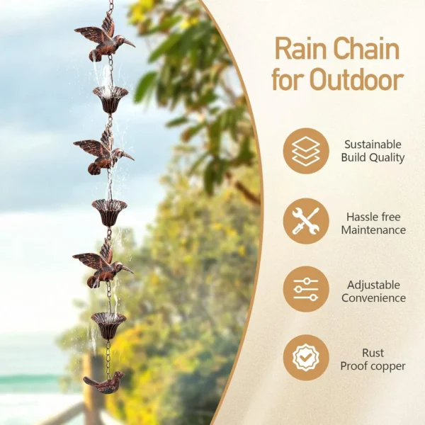 Custom Metal Gutter Rain Chain
