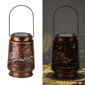 OEM Iron Solar Hanging Lantern