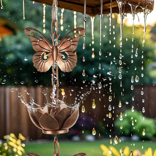 Custom Metal Gutter Rain Chain