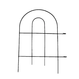 OEM Metal Wire Cutout Wreath Frame