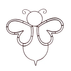 OEM Metal Wire Cutout Wreath Frame