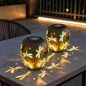 OEM Iron Solar Hanging Lantern