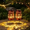 OEM Iron Solar Hanging Lantern