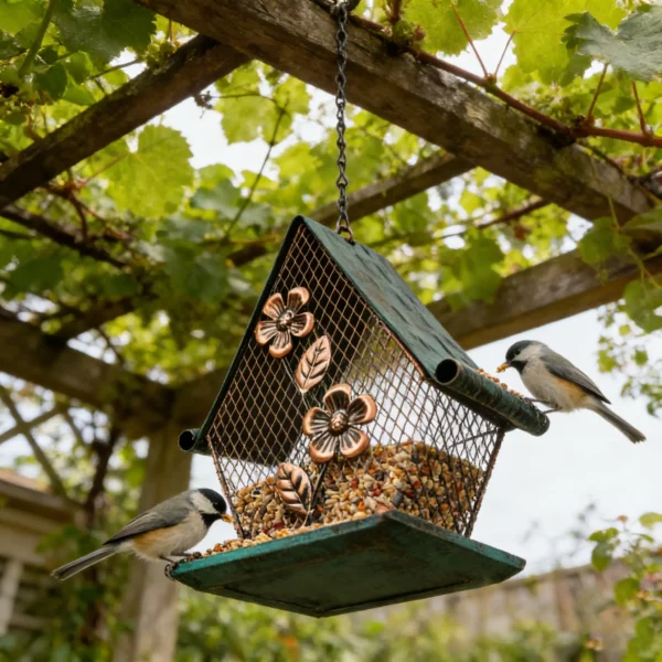 metal bird feeder Birdhouses