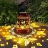 OEM Iron Solar Hanging Lantern