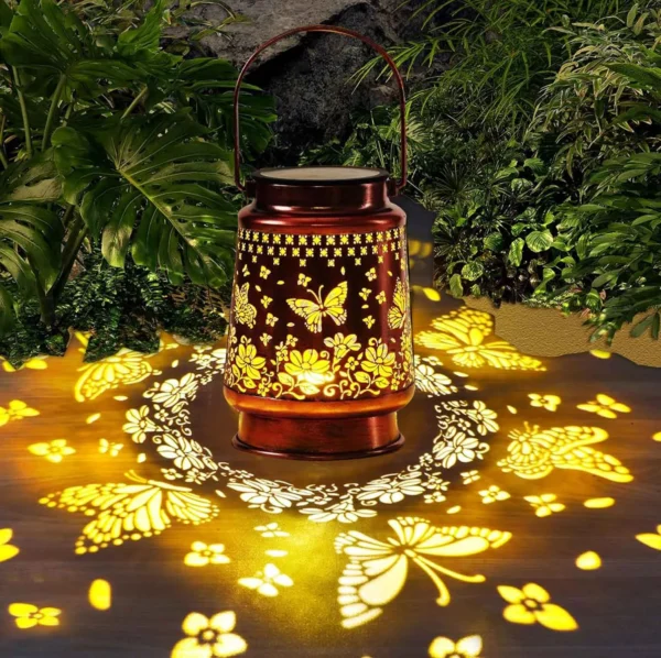 OEM Iron Solar Hanging Lantern